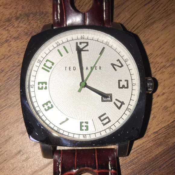Ted Baker Men’s Wrist Watch Leather Band analogy - Picture 1 of 7